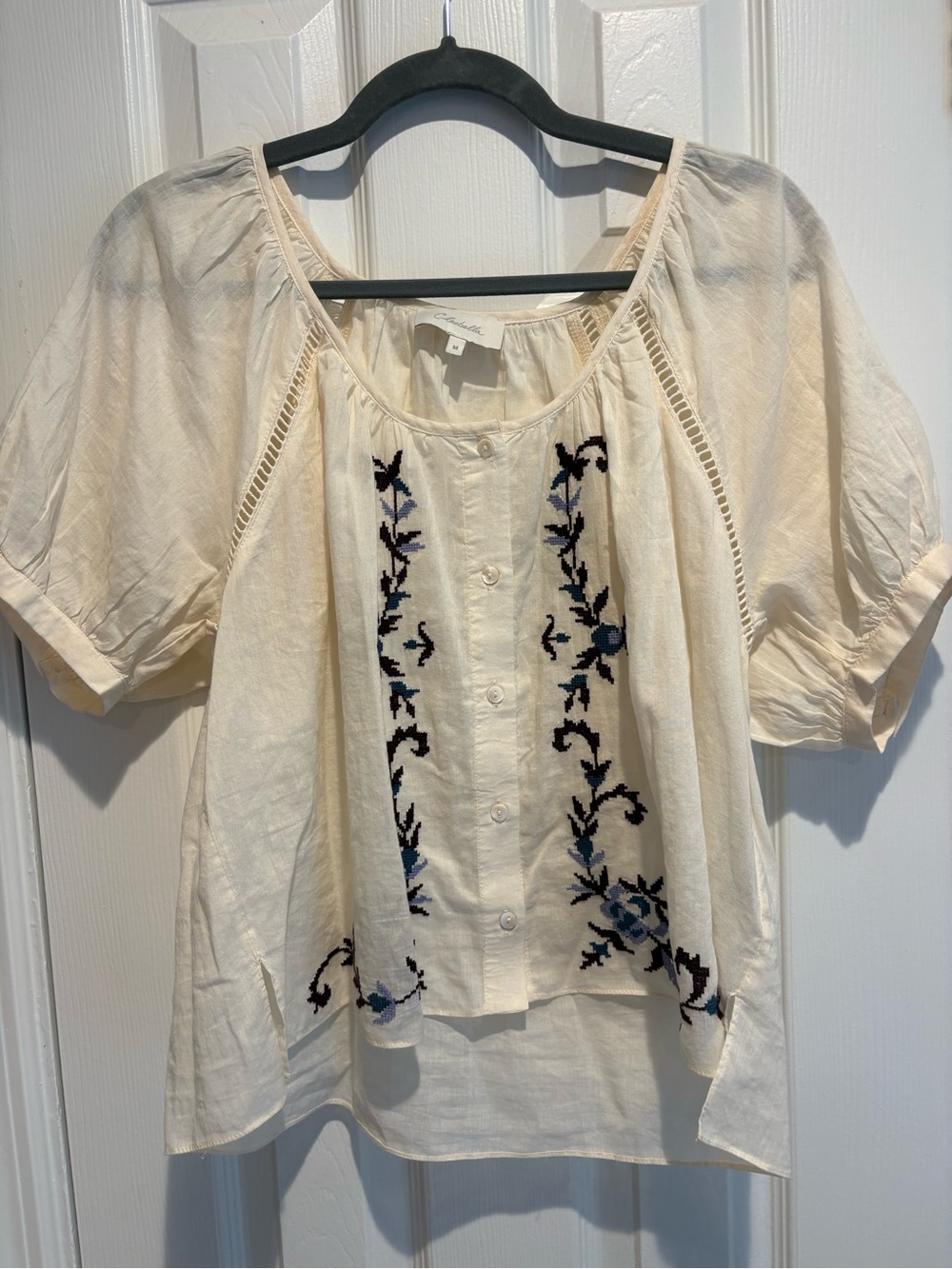 Cleobella embroidered top